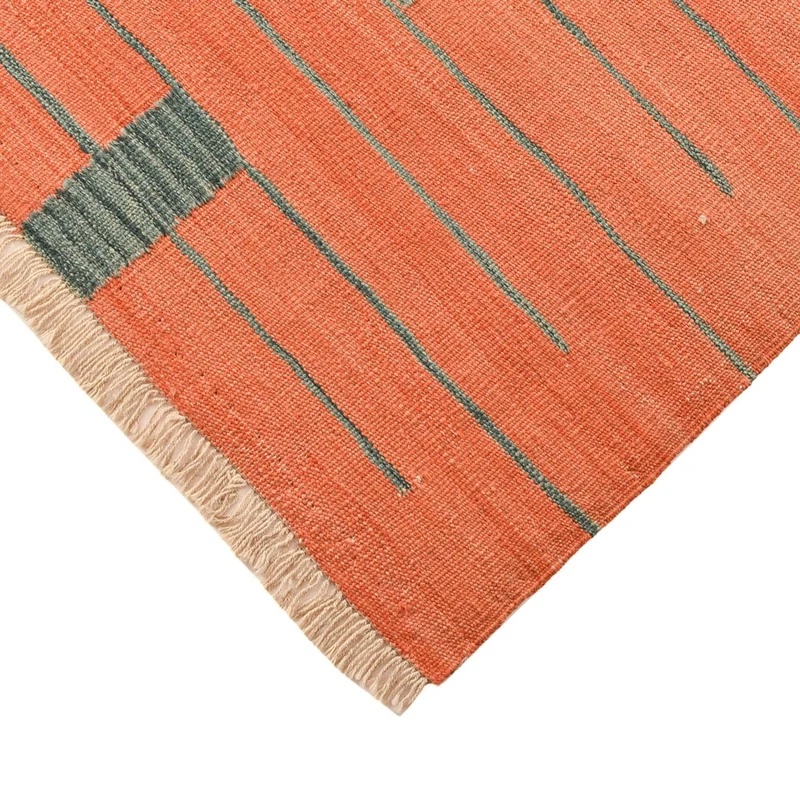 Kelim Modern Teppich 193x291cm - mehrfarbig
