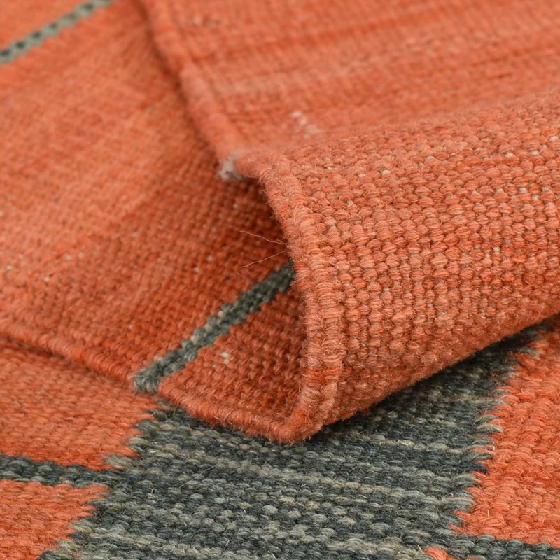 Kelim Modern Teppich 193x291cm - mehrfarbig
