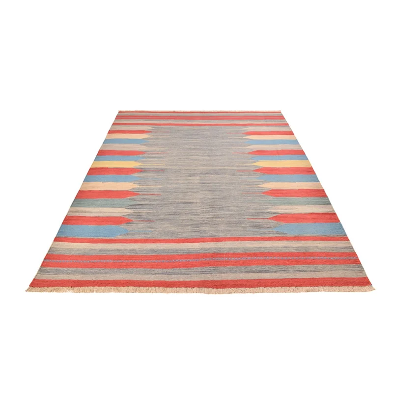 Kelim Teppich - Trendy - 199 x 293 cm - mehrfarbig