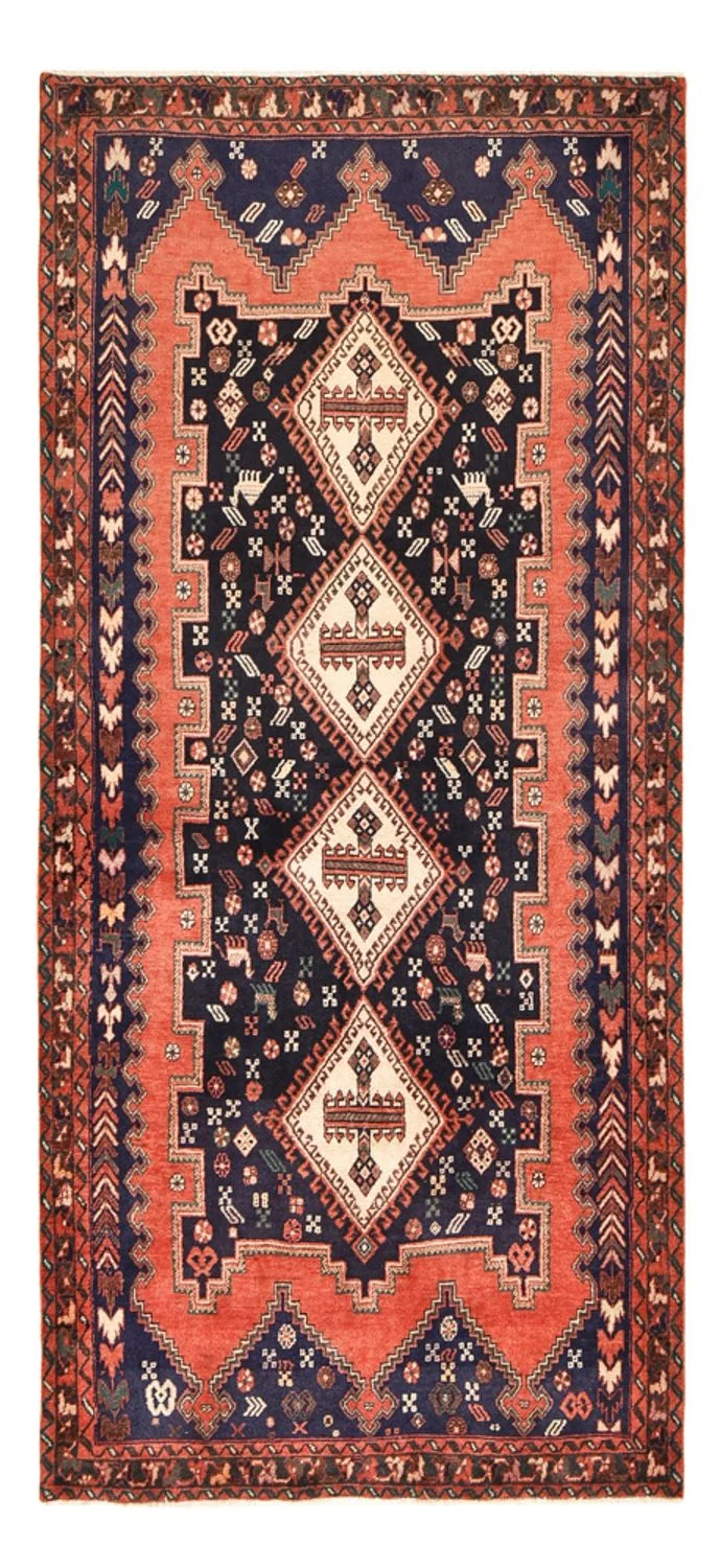 Afshar Sirjan Teppich 110x240cm - Perserteppich - mehrfarbig