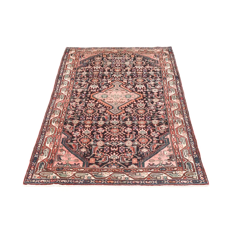Hamadan Teppich 110x213cm - Perserteppich - dunkelbeige