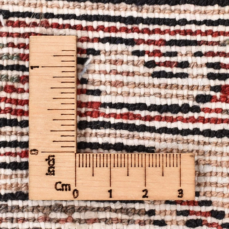 Hamadan Teppich 110x213cm - Perserteppich - dunkelbeige