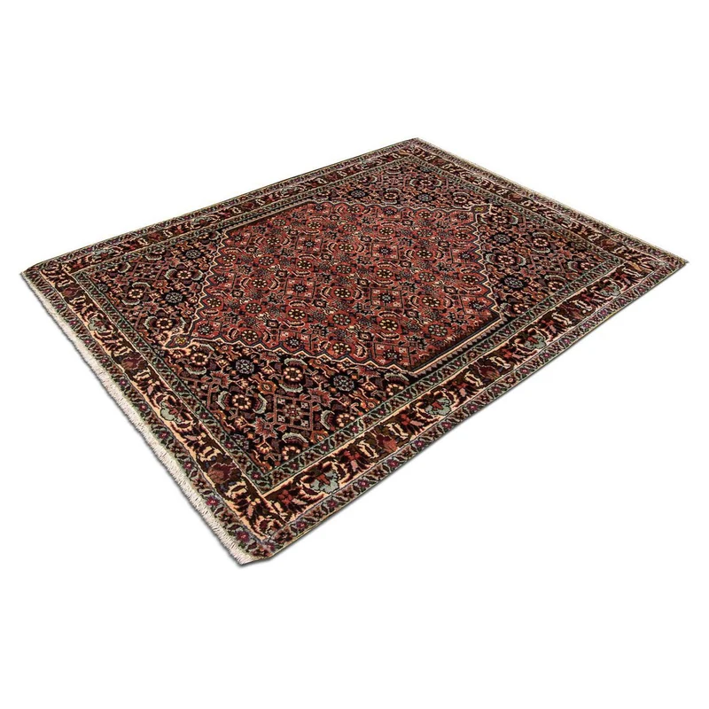 Bidjar - Takab Teppich 78x103cm - Perserteppich - hellrot