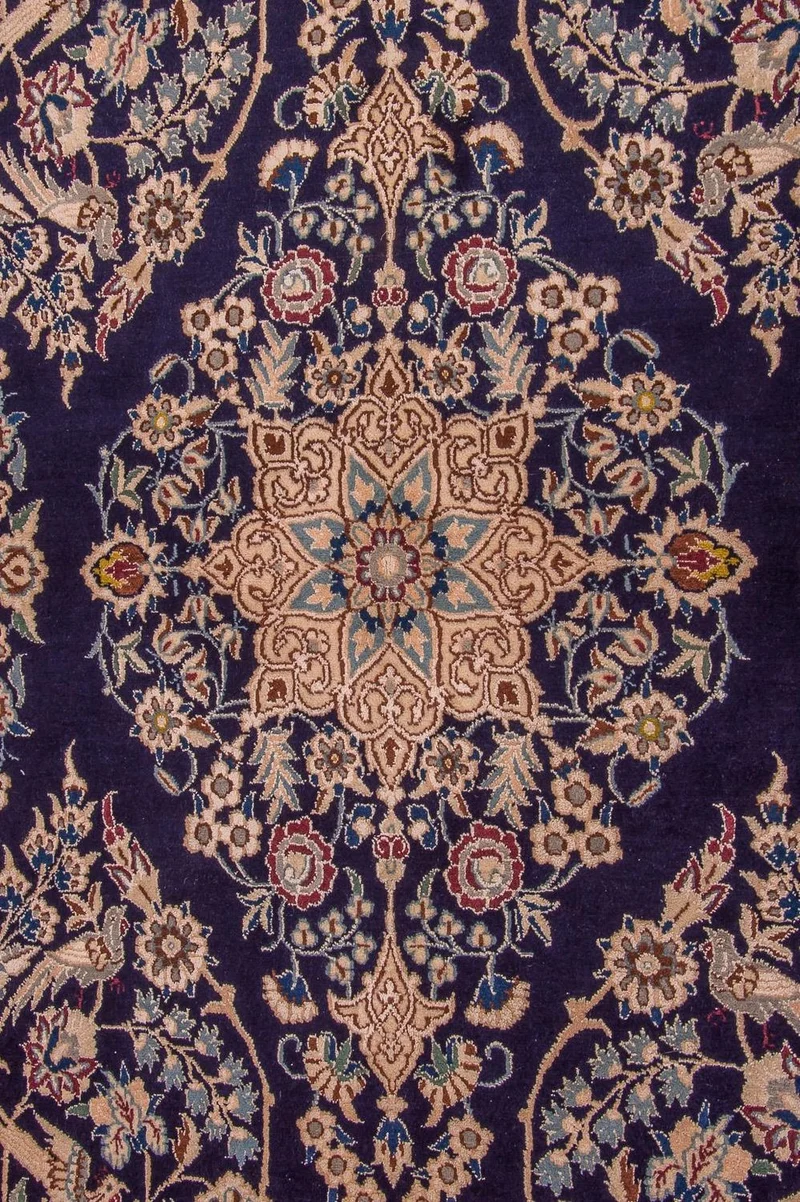 Nain - 9La Teppich 130x204cm - Perserteppich - dunkelblau