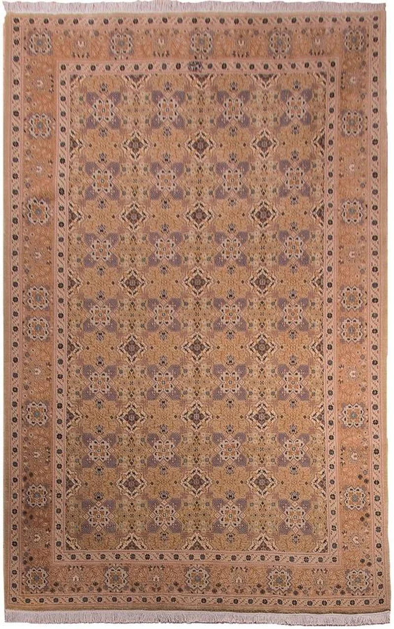Täbriz - 50 Raj Teppich 202x303cm - Perserteppich - braun