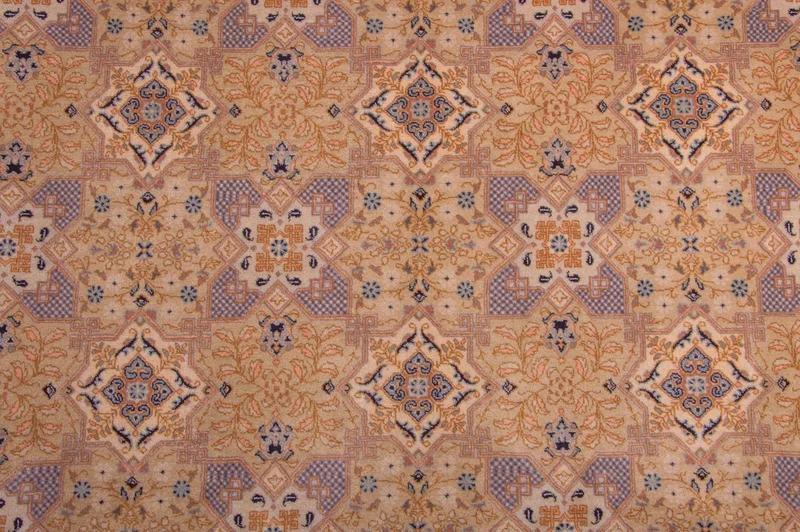 Täbriz - 50 Raj Teppich 202x303cm - Perserteppich - braun