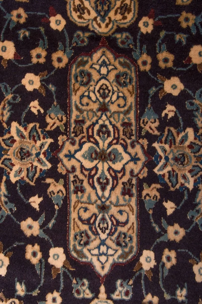 Nain - 9La Teppich 59x202cm - Perserteppich - dunkelblau
