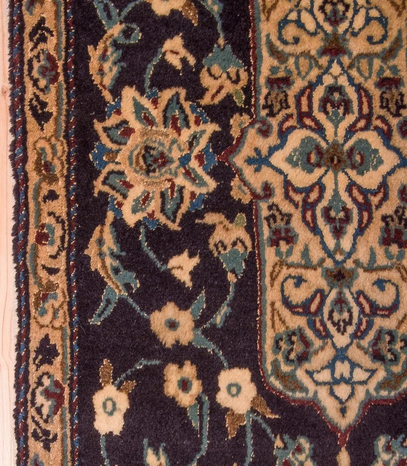 Nain - 9La Teppich 59x202cm - Perserteppich - dunkelblau
