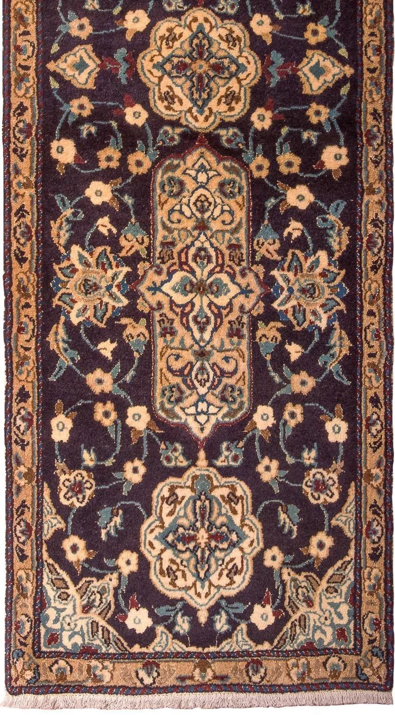 Nain - 9La Teppich 59x202cm - Perserteppich - dunkelblau