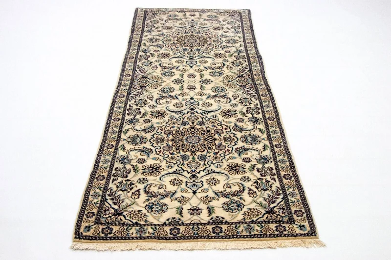 Nain - 9La Teppich 88x254cm - Perserteppich - beige