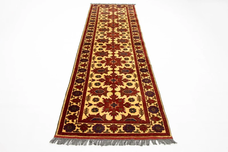 Hatschlu Teppich 80x304cm - Orientteppich - rot