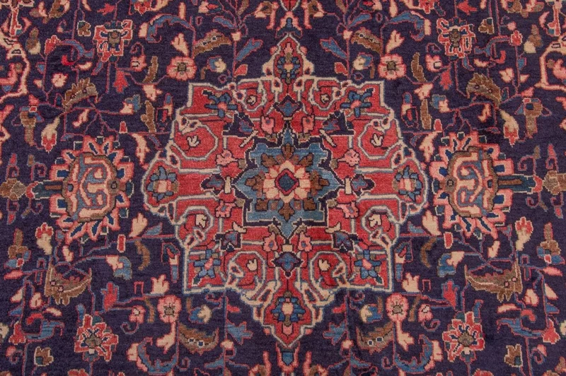 Sarough Teppich 193x308cm - Perserteppich - blau