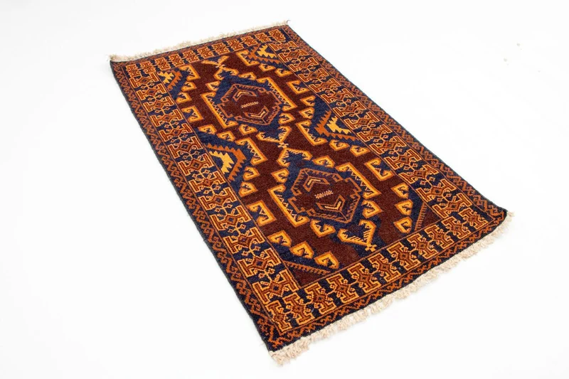 Belutsch Teppich 83x140cm - Orientteppich - mehrfarbig