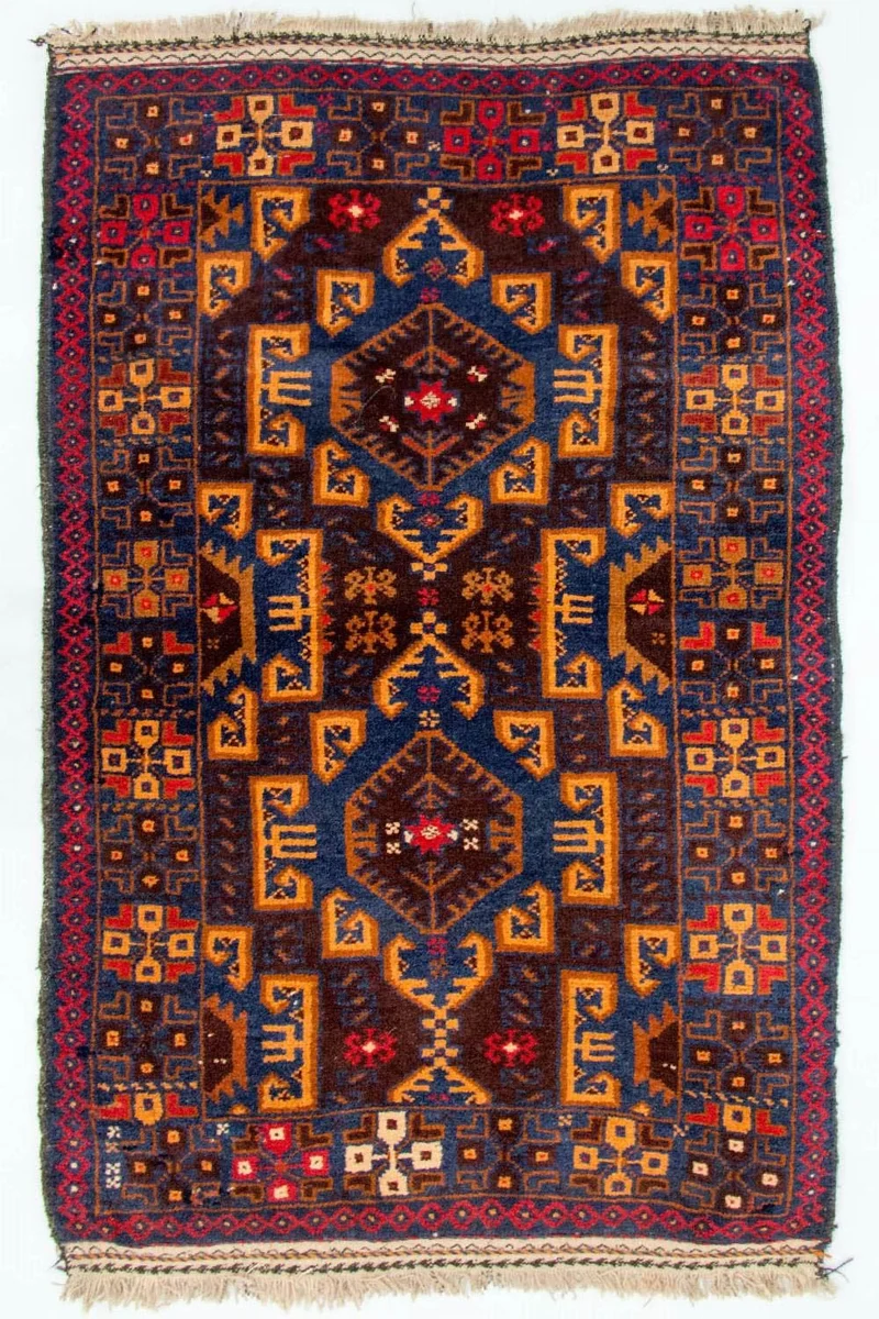 Belutsch Teppich 80x123cm - Orientteppich