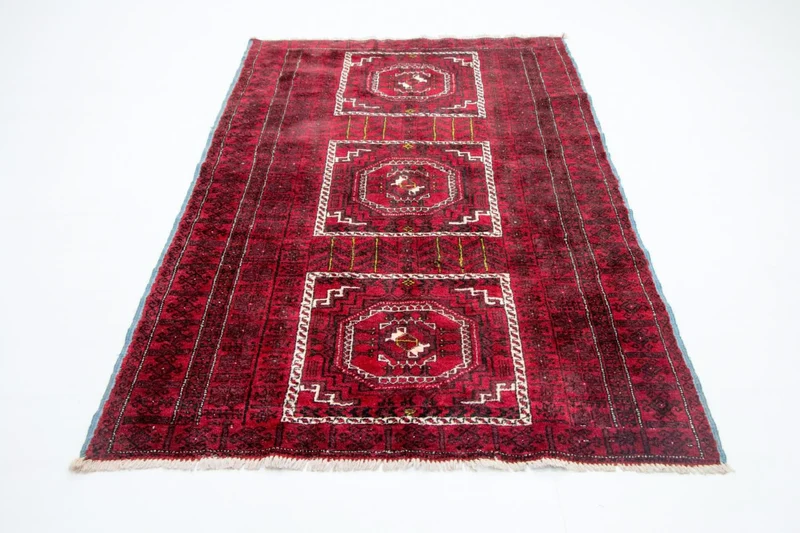Belutsch Teppich 130x270cm - Orientteppich - rot