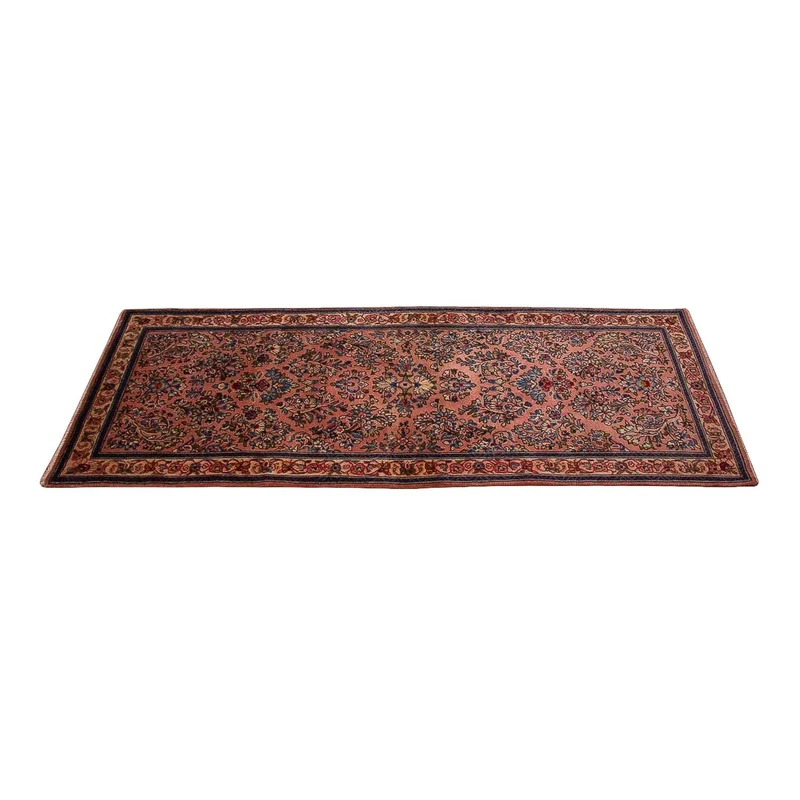 Sarough Teppich 79x218cm - Perserteppich - rosa