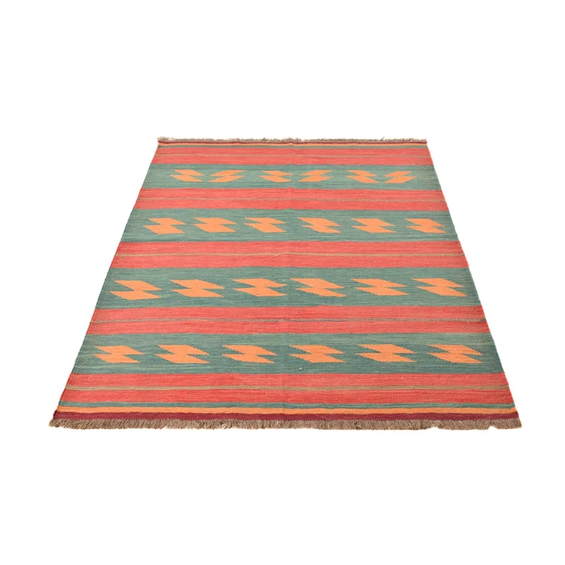 Kelim Modern Teppich 146x212cm - mehrfarbig