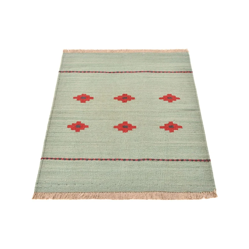 Kelim Teppich - Trendy - 80 x 119 cm - mehrfarbig