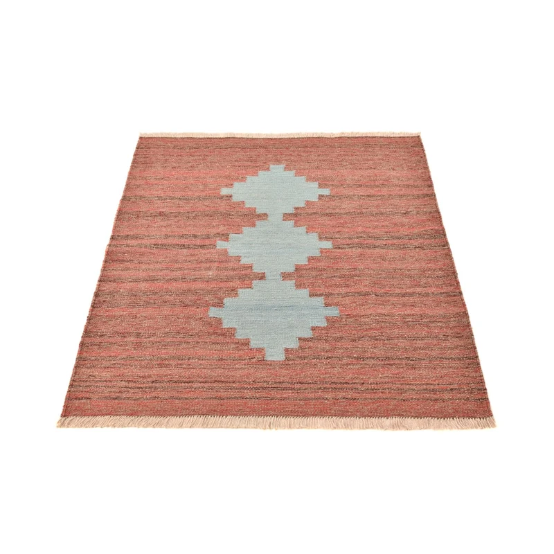 Kelim Modern Teppich 115x148cm - mehrfarbig