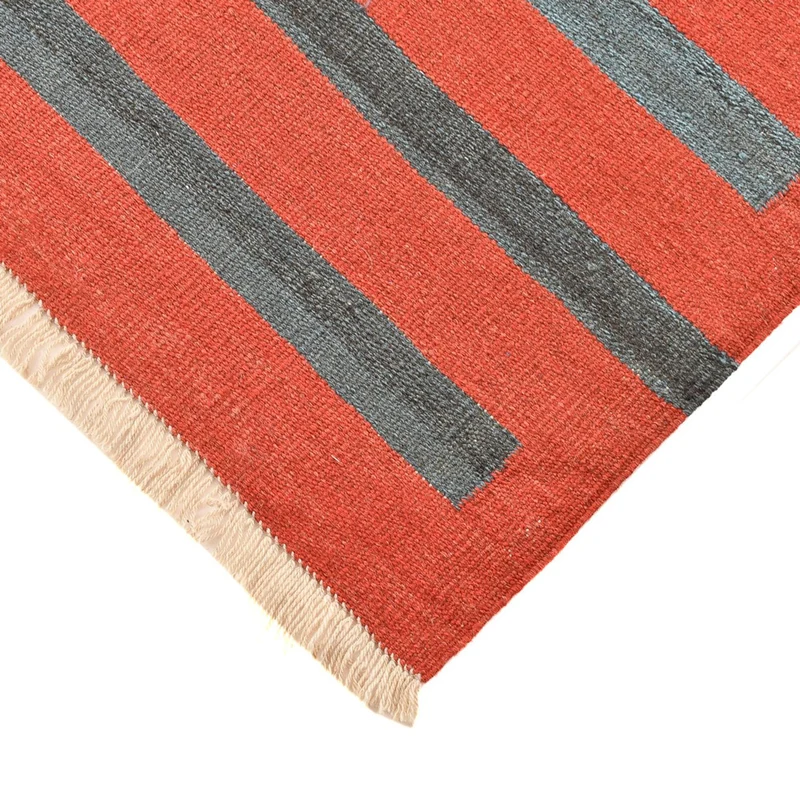 Kelim Teppich - Trendy - 107 x 144 cm - mehrfarbig