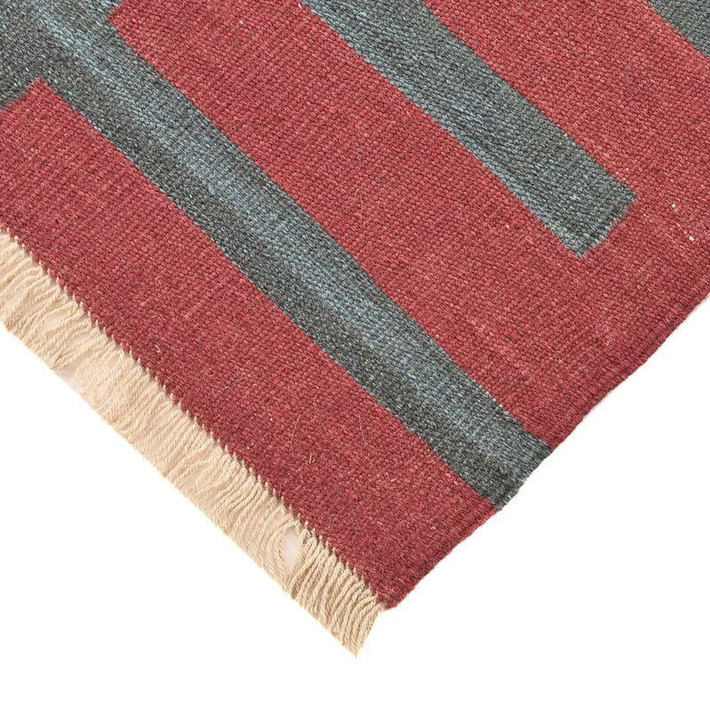 Kelim Modern Teppich 104x148cm - mehrfarbig