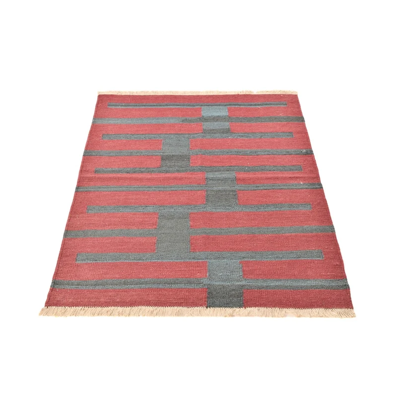 Kelim Modern Teppich 104x148cm - mehrfarbig