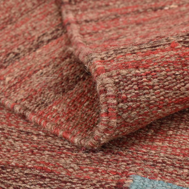 Kelim Modern Teppich 116x158cm - mehrfarbig
