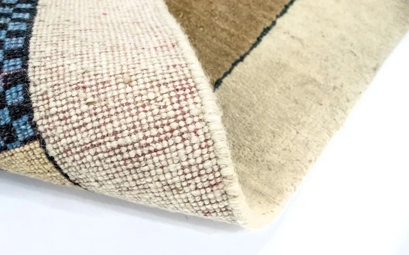 Loribaft Teppich Perser 95x165cm - Wollteppich - bunt