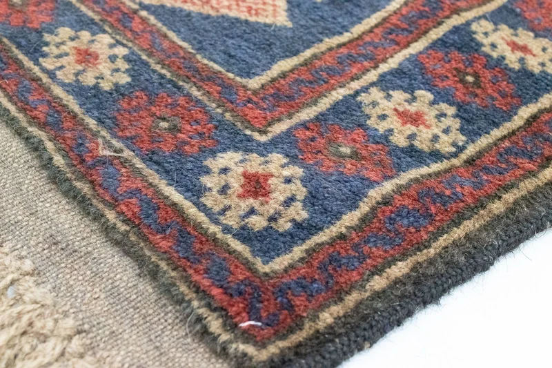 Belutsch Teppich 84x160cm - Orientteppich - blau