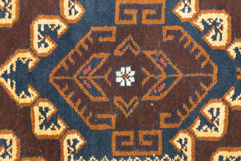 Belutsch Teppich 85x132cm - Orientteppich - braun