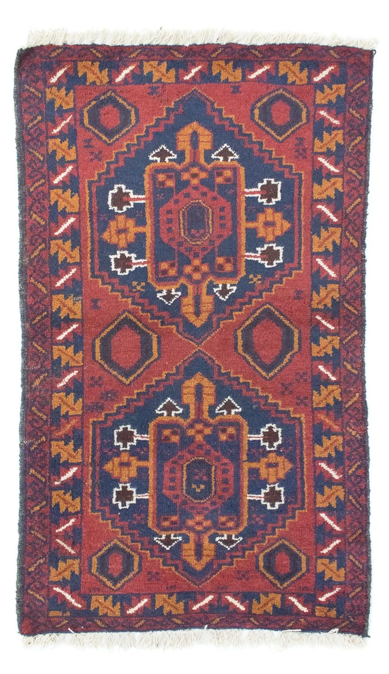 Belutsch Teppich 79x136cm - Orientteppich - orange