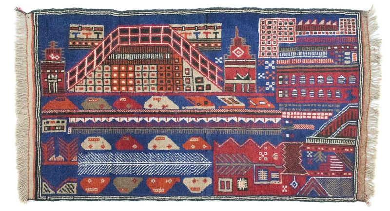 Belutsch Teppich 91x150cm - Orientteppich - mehrfarbig
