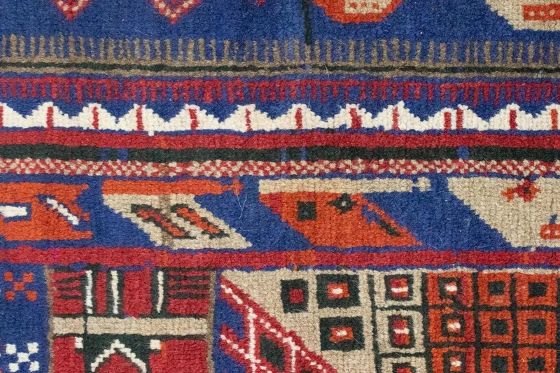 Belutsch Teppich 91x150cm - Orientteppich - mehrfarbig