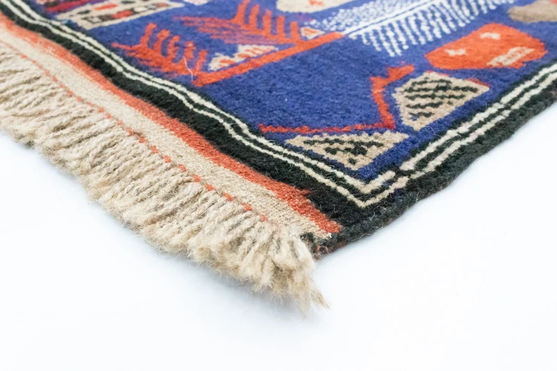 Belutsch Teppich 91x150cm - Orientteppich - mehrfarbig