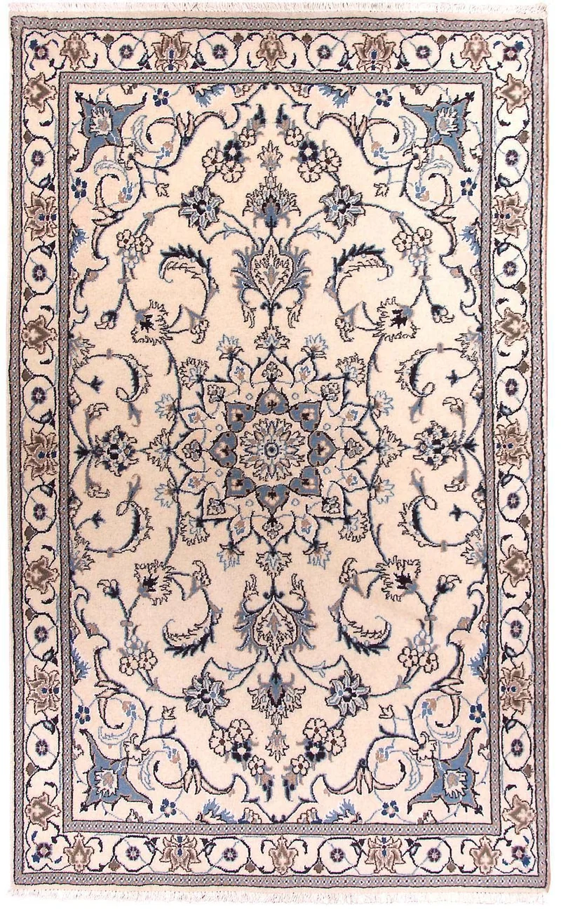 Nain - 12La Teppich 120x202cm - Perserteppich - beige