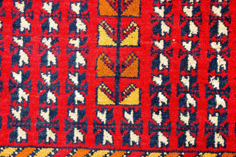 Belutsch Teppich 73x126cm - Orientteppich - rot