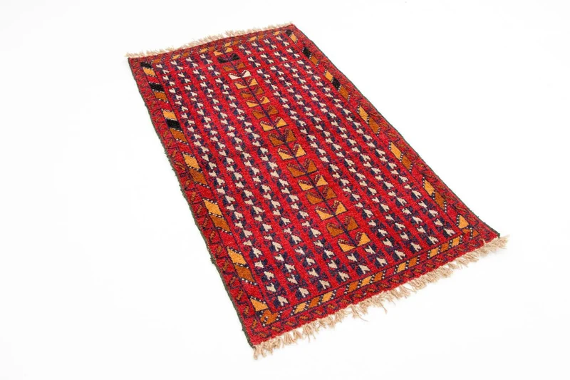 Belutsch Teppich 73x126cm - Orientteppich - rot