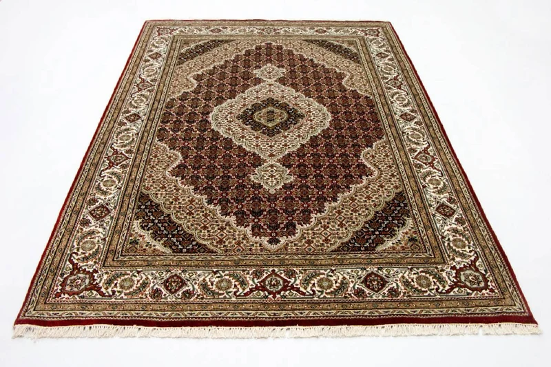 Täbriz Teppich 163x233cm - Orientteppich - rot