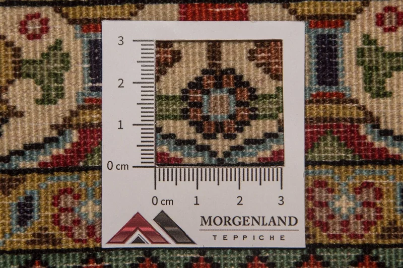 Ghom Teppich 82x108cm - Perserteppich - blau