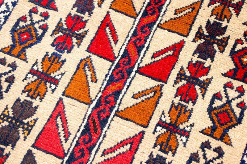 Belutsch Teppich 79x126cm - Orientteppich - rot