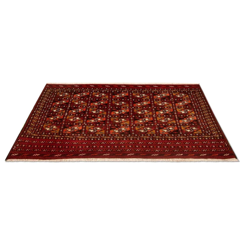 Turkaman Teppich 67x115cm - Orientteppich - rot