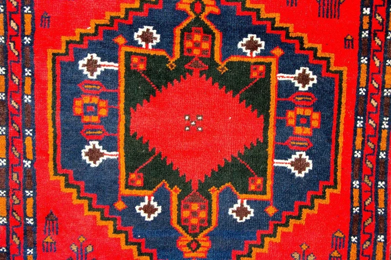 Belutsch Teppich 92x141cm - Orientteppich - rot
