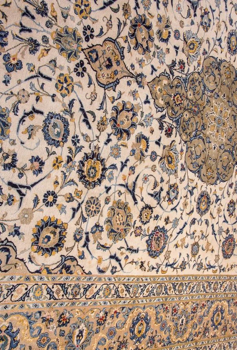 Keshan Teppich 295x415cm - Perserteppich - beige