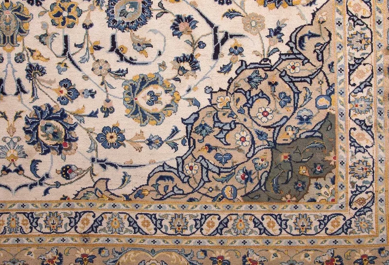 Keshan Teppich 295x415cm - Perserteppich - beige