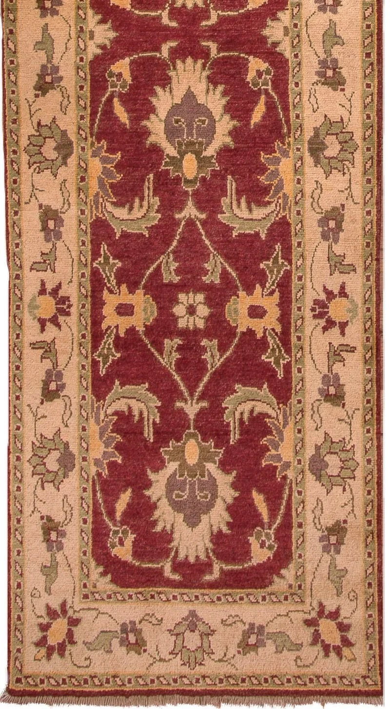 Ziegler Teppich 79x360cm - Orientteppich - rot
