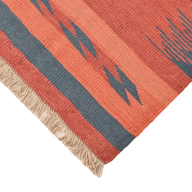Kelim Teppich - Trendy - 73 x 89 cm - mehrfarbig