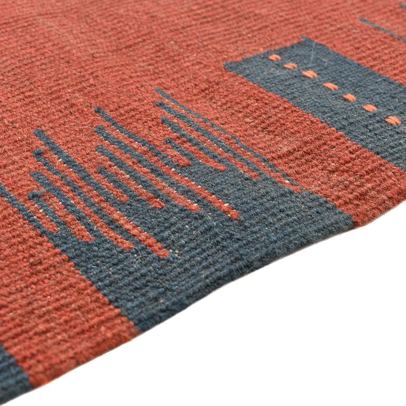 Kelim Teppich - Trendy - 73 x 89 cm - mehrfarbig
