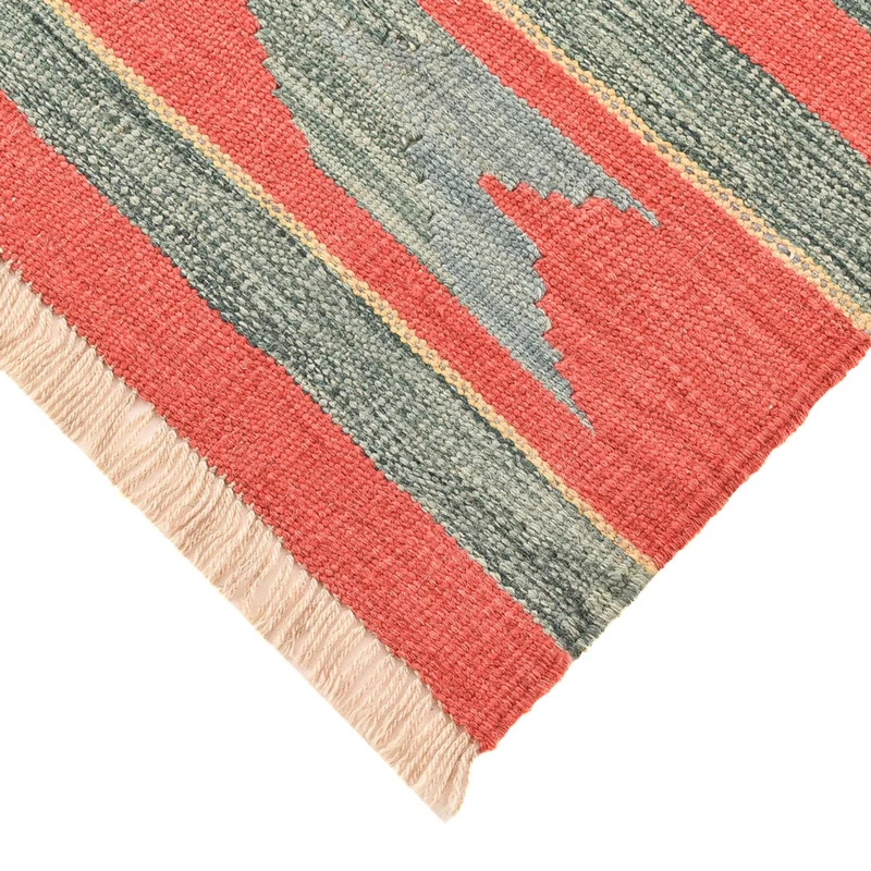 Kelim Modern Teppich 101x141cm - mehrfarbig