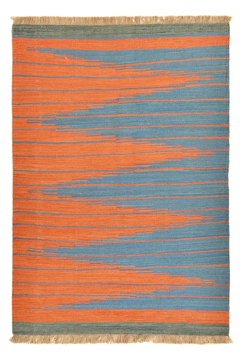 Kelim Modern Teppich 103x150cm - mehrfarbig