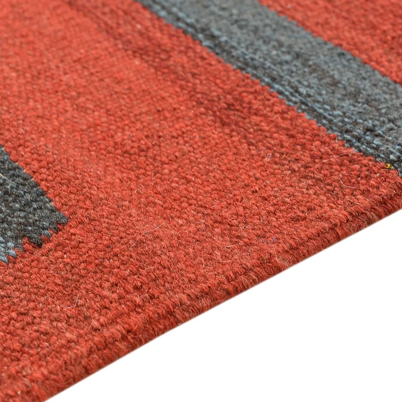 Kelim Modern Teppich 108x162cm - mehrfarbig